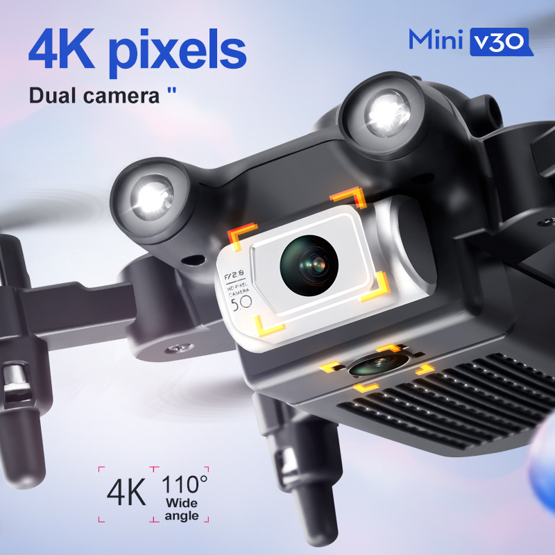 Mini drone v30 wifi fpv com câ - Drone Camera Lens avaliação e preço