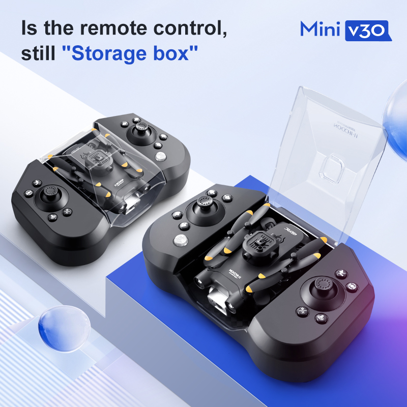 Mini drone v30 wifi fpv com câ - Drone Camera Lens avaliação e preço