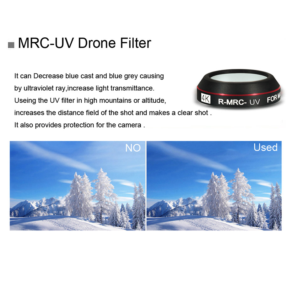 Filtro do zangão para mavic pr - Drone Camera Filter avaliação e preço