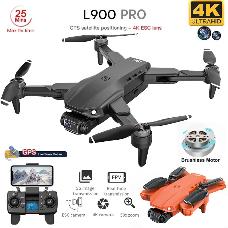 L900 pro gps drone 4k profissi - Drone Camera Lens avaliação e preço