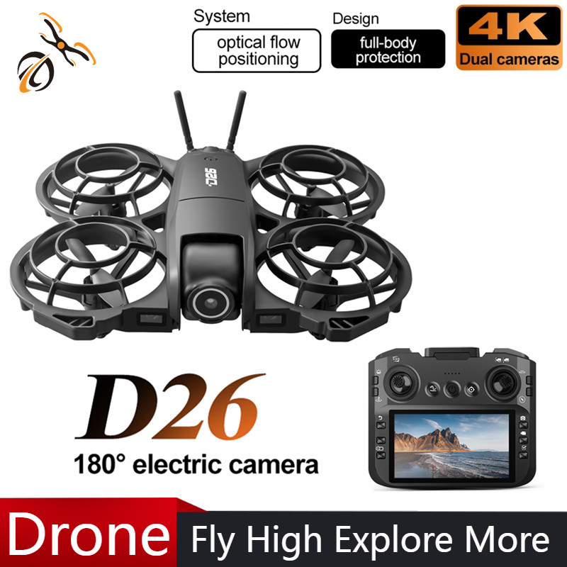 Drone D26 4K Aéreo HD 180 °    - Drone Camera With Gimbal avaliação e preço